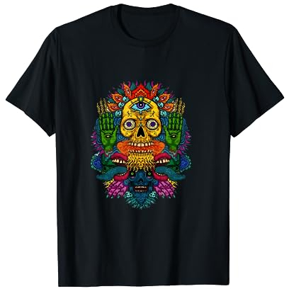 Fantastische DMT-Designs für Ayahuasca-Liebhaber im Schamanenstil T-Shirt