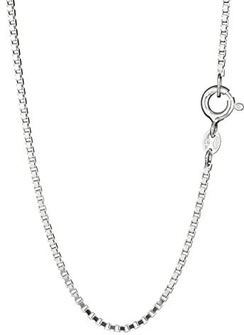 NKlaus Venezianerkette für Damen 925 Silber, 42cm lang, 1,2mm, 1 Stück