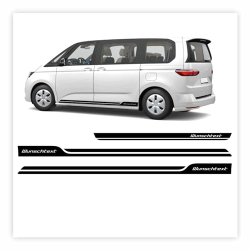 Seitenstreifen Zierstreifen mit Wunschtext passend für VW T7