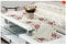 EHOMERY Tischband Zum Besticken, Tischdecke Rosa Hohlmodedruck Tischläufer Cotton 40x180CM