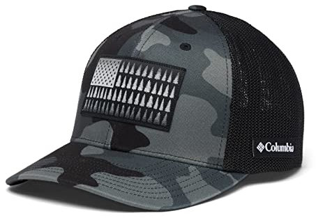 Columbia Unisex-Erwachsene Ballkappe mit Baumflagge Cap, Black Mod Camo, L-XL