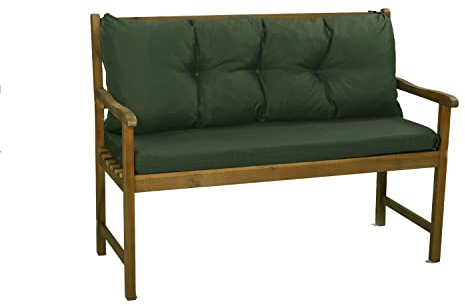 Bankauflage für Gartenbank- Polsterauflage für & Hollywoodschaukel-Gartenschaukel Kissen-hollywoodschaukel Kissen-bankkissen Outdoor (150 x 50 x 50 cm, Grün)