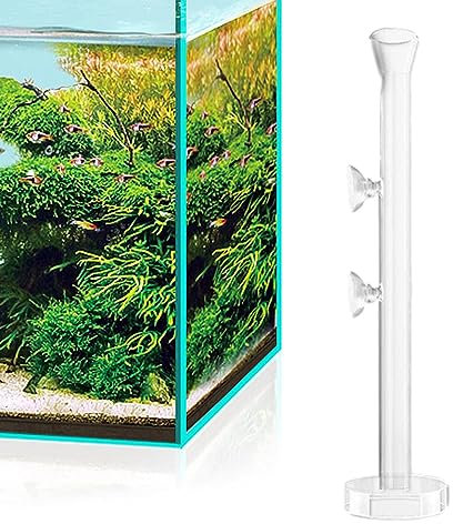 NGUMMS Garnelen-Futterrohr - Klares Kristallglas-Garnelen-Futterröhrchen- und Schüssel-Set,Aquariu -Garnelen-Futterrohr, Garnelen-Futternapf, Schüssel, Aquarium-Fütterungszubehör