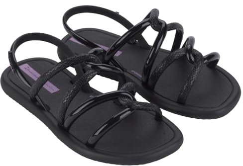 Ipanema MEU Sol Kinder-Sandalen, flach, für Mädchen, Av569 Black Lilac, 33 EU