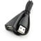 BIBABLYKE Replacement USB Receiver Extension Cable Extender Cord for Wireless Mouse Keyboard Receiver USB Adapter Line Black PVC