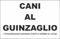 M-ITALY CARTELLO SEGNALETICO - CANI AL GUINZAGLIO - Adesivo Extra Resistente, Pannello in Forex, Pannello In Alluminio (30x42, Alluminio)