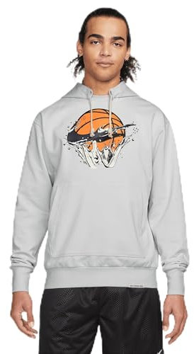 NIKE Problema Felpa con Cappuccio, Polvere di fotoni/Inchiostro Viola, M Uomo