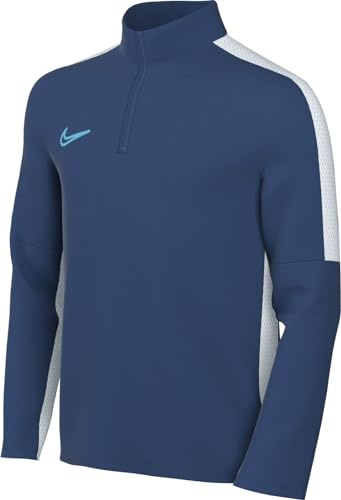 NIKE Unisex Kids Long Sleeve Top K Nk Df Acd23 Drill Top Br, Short Blue/White/Aquarius Blue, DX5470-476, XS