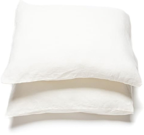 LinenMe Kissenbezug 50x60 Leinen 2er Set - Luxuriöse Kopfkissenbezug 100% Leinen - Gewaschene Leinen Bettwäsche Antiallergische - Pillow Case
