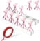 Qianyu Nail Art Stand Magnetic Acrylic Fake Nail Holder Press Nail Display Design False Nail Practice Stand Kit with Double Sided Tape DIY Salon Supplies for Nail Art Beginners