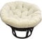 BESTXH Papasan-Stuhlkissen, Verdickter Papasan-Sitz Stuhlkissen, 40-160cm Rundes Stuhlkissen Ersatz, Hängendes Schaukelpolster mit rutschfesten Bändern, Ohne Stuhl,H,150 * 150cm