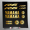 Kit adesivi compatibile con serbatoio e casco moto | Vinile Prespaziato FACILE APPLICAZIONE | scritte loghi | Stickersland® - R6 New dal 2015 al 2024 (Oro Metallizzato)