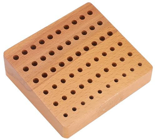 DriKou Wood Tools Stand, Metal Screwdriver Organizers Hammer Rack Pliers Organizer for Screwdriver Punches Tool Storage Holding Organiser Rack 60 Holes