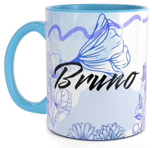 Taza Personalizada Nombre Hombre Mujer 340ml Regalo Original Amigo Dia Del Padre Diseño Exclusivo Minimalista Arte Lineal Café Té Apta Microondas Lavavajillas Regalos Chicos Familiares Desayuno