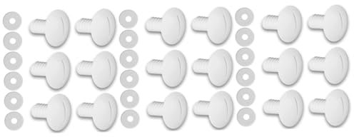 Sosoport 3 Sets 280 Hub Screw Cleaning Accessories Plunger Wheel Mug Key Hooks Self Adhesive Deflector Cup Cleaner Rod Kit Slide Pool Bumper Parts Patch Pond Basket Fix Net Sink White PC