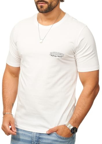 JACK & JONES Herren T-Shirt Infinity O-Neck Shirt Kurzarmshirt
