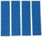 cardyven 4pcs Surfboard Front Traktionspads, Surfing Skimboard Deck Traktionspads Surfing Front Traction Anti Slip Pad für Skimboards Kayak (Blau)