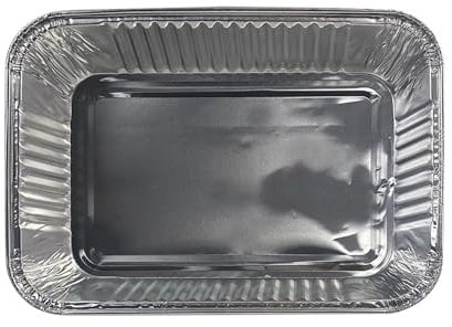 50-Pack Aluminum Drip Pan Liners for Ninja OG700 & Weber Grills – Fits OG701, OG751, Spirit, Genesis, Q Series – Heavy-Duty Grease Trays (A1)