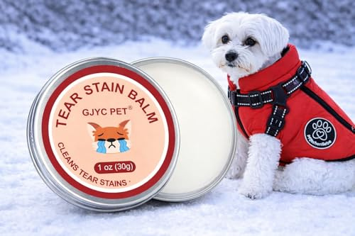 Pfötchenliebe® Augenpflegebalsam zur Entfernung von Tränenflecken bei Haustieren – 30 g pflanzlicher Balsam für Hunde und Katzen – Pflegt tief