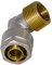 WIROFLEX | Winkel inklusive Adapter | Klemmring | Komplettlösung | Schraubsystem | Fitting 26 mm x R1 AG