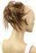 CAISHA Jumbo Haarteil Haargummi Dutt Flora Hochsteckfrisuren Brautfrisuren Natürlich Gewellt Unordentlich DM17cm Braun Blond Mix G23F