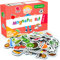 Foam Magnets for Toddlers - Refrigerator Magnets for Kids - Baby Magnets for Refrigerator and Whiteboard with ZOO and Farm Animals - Educational Magnetic Toys for Preschool Learning Activities