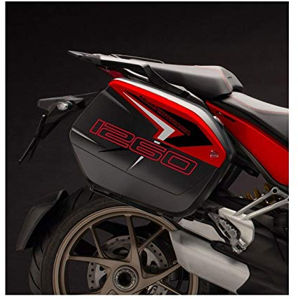 KIT ADESIVI VALIGIE LATERALI DUCATI MULTISTRADA 1260 (Red Style)