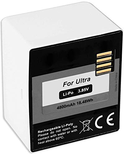 Ersatz-Akku kompatibel mit Arlo Ultra, Arlo Pro 3 [Lithium-Polymer - 4800 mAh - 3.85V - ersetzt Original-Akku VMA5400]
