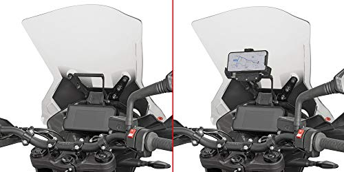 Halterung zur Montage am Windschild für Navi