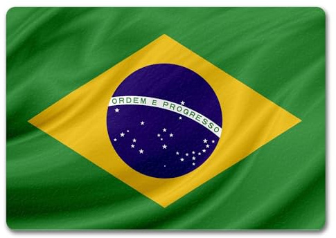 trendaffe Brasilien Fahne und Flagge Fussmatte Fanartikel