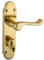 Ironmongery Solutions® Brushed Internal Scroll Door Handles Lock, Latch & Bathroom Sets in Polished Brass & Satin Chrome (Polished Brass, Bathroom)