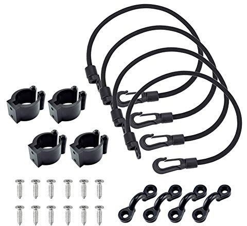 ihreesy Rod Tamer Riemenhalter,Angelrute Stand Strap Angeln Kayak Mount Rod Strap 295mm Angelrute Stand Strap Nylon Gunwale Mount Rod Strap für Durchmesser 1-1/8 Zoll bis 1-1/4 Zoll