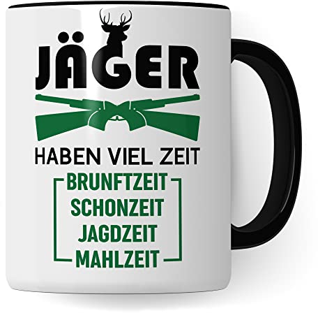 Jäger Tasse Geschenkidee, Jagd Geschenk, Kaffeetasse Humor Witz Geschenk für Jägerei, Kaffeebecher für Männer