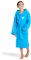 ARENA Accappatoio da bambini Zeal Plus in microfibra, BLUE-WHITE, 12-13 anni (005309)