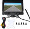 Monitor per telecamera di retromarcia per veicoli, monitor per telecamera di backup da 7 pollici Monitor per retromarcia retrovisore ad alta definizione con interfaccia RCa per camper e camion per aut
