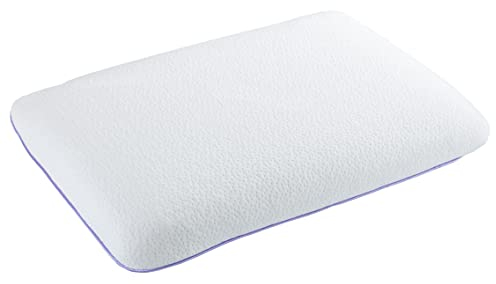 Maximex Visco-Nackenstützkissen Lavendel - Stützendes Kissen mit angenehmer Kühl-Haptik, Polyurethan, 60 x 12 x 40 cm