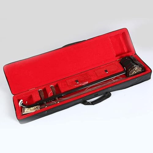 EIERFSKIOT Erhu Chinois, Violon à 2 Cordes, Instrument de Musique Traditionnel National, avec Valise