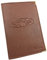 Ugozen Pochette Carte Grise, Accessoire Porte Papier Voiture + Etui de Protection Trensparent (inclu) Fabrication FRANÇAISE - Gold