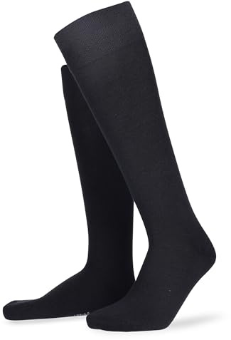 Hudson Herren Relax Woolmix Clima Druckfrei Kniestrümpfe (1er Pack)