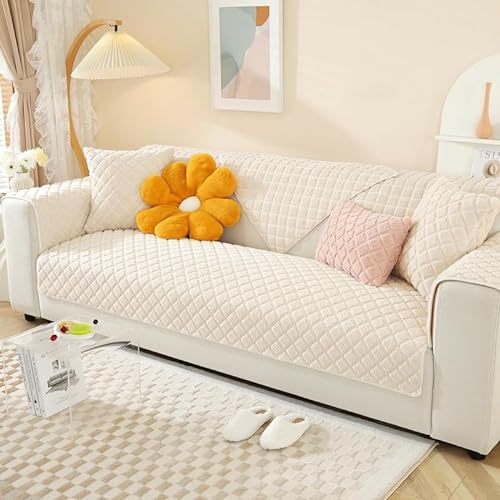 WYJHNLBEDC Sofa/Couch überzug L Form, Sofabezug L/U Form, Sofa überwurfdecke, Bequeme Plush Couchbezug für Sofa 3/2/1 Sitzer/Ecksofa/XXL, Sofaschutz Hund Kratzschutz Katze