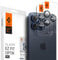 Spigen Glas.tR EZ Fit Optik Pro Kameraschutz kompatibel mit iPhone 15 Pro, iPhone 15 Pro Max, 2 Stück, Titan Blau, Individuelle Kameraprotektion, Anti-Kratzer