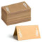 60 Pieces Marque Place Mariage Brun, Porte Nom Table Baptême Cartons, 9x10cm Placement Cartes de Nom Anniversaire pour Table Réceptions Fêtes Evénements Célébrations Décoration