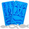 Rhsemi 2pcs Heilige Kommunion Silikonform Fisch, Silikonformen Epoxidharz Resin Silikonform, 8 Gitter Silikonform Fische Silikon Gießform Silikonformen für Seife