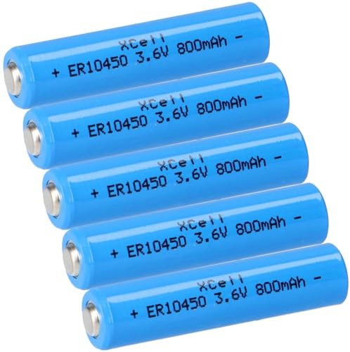 5X XCell Lithium 3,6V Batterie ER10450 AAA - Zelle