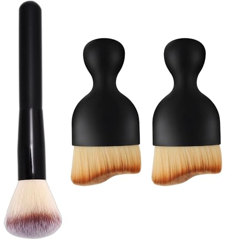 COACOM Lot de 3 brosses de nettoyage d'intérieur de voiture, brosses de détail de voiture, brosses d'intérieur de voiture, brosses de détail de dépoussiérage