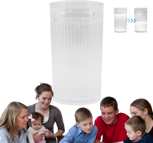 Povanjer Milch, die verschwindet, Milchtasse, die verschwindet | Zaubertricks, Milchkrug, flüssige Zauberkomödie, Set mit transparenten Gläsern, Barzubehör, Partytour zu Hause