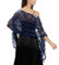 Ladiery Pailletten Mond Sterne Schals und Stola für Abendkleid, Damen Glitzer Festlich Hochzeit Stole Tuch für Abend Party