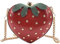 Abbdbd Erdbeer-umhängetasche, Erdbeer-Leder-kettentasche, Obst-geldbörse, Erdbeer-Accessoires, Kawaii-geldbörse Für Mädchen Und Frauen