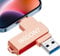 WIGONT Clé USB 128 Go iphone Cle USB pour Enregistrer Plus de Photos et de Vidéos.Périphérique de Stockage Conçu pour étendre la Capacité de Stockage de l'iPhone, de l'iPad et des Appareils Android.