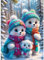 QENSPE 5D Diamond Painting Winter Komplett, Bär Diamond Painting Set für Erwachsene, Weihnachten Diamond Art Malerei DIY Diamant Kunst Handwerk für Anfänger Wand Dekor 30x40 cm